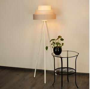 Brilagi - Lampada con piedistallo ALASKA LUNETA 1xE27/15W/230V grigio/color crema
