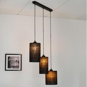 Brilagi - Lampadario a cavo TUBES 3xE27/15W/230V nero