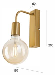 Applique ASTRID 1xE27/60W/230V oro