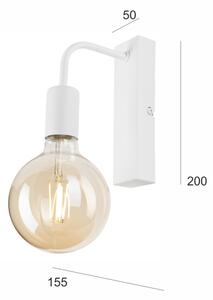 Applique ASTRID 1xE27/60W/230V bianco