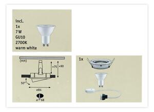 Paulmann 93603 - LED-GU10/7W IP23 Lampada da bagno dimmerabile NOVA 230V