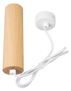 Brilagi - Lampadario a sospensione con filo SELE 1xGU10/30W/230V bianco/decorazioni in rovere