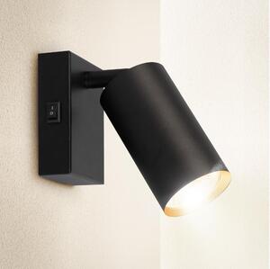 Brilagi - Faretto da parete SELE 1xGU10/30W/230V nero/oro