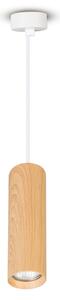 Brilagi - Lampadario a sospensione con filo SELE 1xGU10/30W/230V bianco/decorazioni in rovere