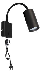 Brilagi - Lampada flessibile da muro SELE 1xGU10/30W/230V nero