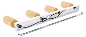 Brilagi - Faretto SELE 4xGU10/30W/230V bianco/decorazioni in rovere