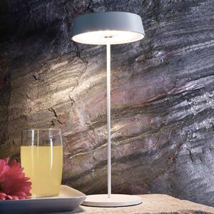 Deko-Light Lampada LED da tavolo Miram accu, dimming, bianco