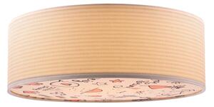 Plafoniera per bambini KIDDY 2xE27/40W/230V beige/rosa