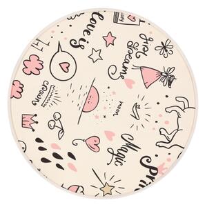 Plafoniera per bambini KIDDY 2xE27/40W/230V beige/rosa