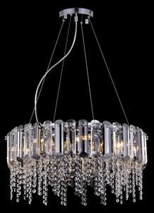 Maytoni MOD097PL-08CH - Lampadario a sospensione con filo HAIL 8xE14/40W/230V diametro 60,5 cm cromo