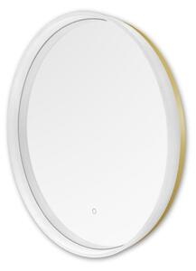 Zuma Line D2526-LED Bagno specchio con retroilluminazione 24W/230V 3000/4000/6000K IP44 bianco/oro