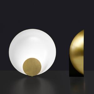 Oluce Siro LED da tavolo dimming Ø 34 cm oro