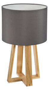 Atmosphera - Lampada da tavolo MOLU 1xE27/25W/230V pino/grigio