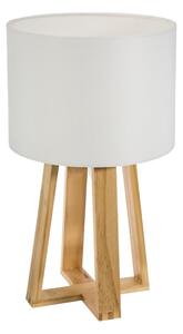 Atmosphera - Lampada da tavolo MOLU 1xE27/25W/230V pino/bianco
