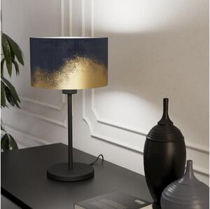 Eglo 39975 - Lampada da tavolo CASUARITA 1xE27/40W/230V blu/oro