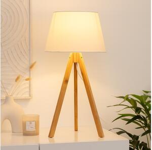 Atmosphera - Lampada da tavolo BAHI 1xE14/40W/230V bambù