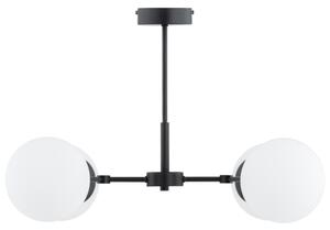 Lampadario a sospensione con supporto rigido FOTON 4xE14/10W/230V nero