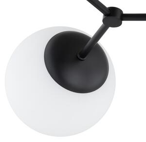 Lampadario a sospensione con supporto rigido FOTON 4xE14/10W/230V nero