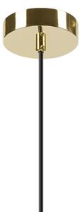 Lampadario a sospensione con filo HARMA 1xE27/15W/230V diametro 30 cm bianco/oro