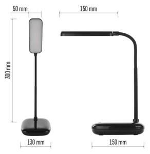 LED Dimmerabile flessibile lampada da tavolo LED/12W/230V 3000K/4000K/6500K nero