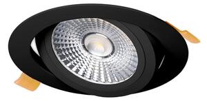 Lampada LED da incasso LED/6W/230V 3000K diametro 8,5 cm nero