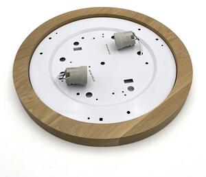 Brilagi - LED Plafoniera BELLADONNA 2xE27/15W/230V diametro 40 cm color crema/quercia