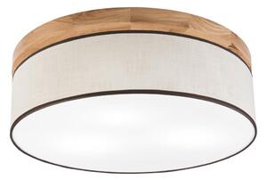 Brilagi - LED Plafoniera BELLADONNA 3xE27/15W/230V diametro 50 cm color crema/quercia
