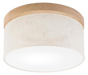 Brilagi - LED Plafoniera BELLADONNA 1xE27/15W/230V diametro 30 cm color crema/quercia