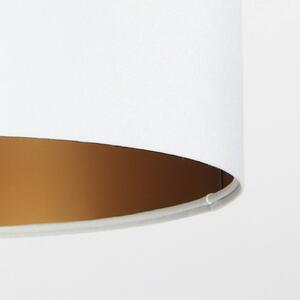Maco Design Lampada a sospensione Salina, bianco/oro Ø 40 cm