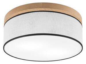 Brilagi - LED Plafoniera BELLADONNA 2xE27/15W/230V diametro 40 cm bianco/quercia
