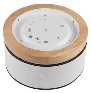 Brilagi - LED Plafoniera BELLADONNA 1xE27/15W/230V diametro 30 cm bianco/quercia