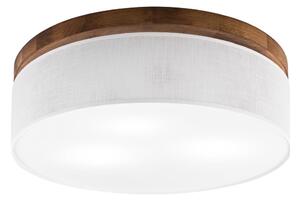 Brilagi - LED Plafoniera BELLADONNA 3xE27/15W/230V diametro 50 cm bianco/quercia ciliegio