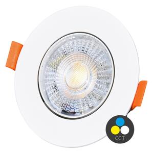 Ecolite LED-YL201/7W/CCT/BI - Lampada LED da incasso ZITA LED/3/5/7W/230V bianco