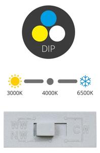 Ecolite LED-IN01S-UGR/CCT/24W - Lampada LED da incasso LED/24W/230V IP44 bianco