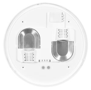 Ecolite W142-BI - Plafoniera con sensore HECTOR 2xE27/60W/230V IP44 bianco