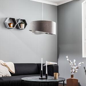Maco Design Lampada a sospensione Vivien tricolore grigio/bianco/argento