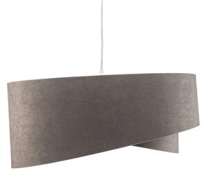 Maco Design Lampada a sospensione Vivien, bicolore, grigio/bianco