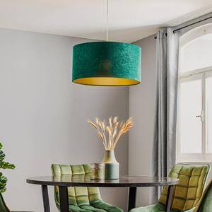 Maco Design Lampada a sospensione Salina, verde/oro, Ø 50 cm