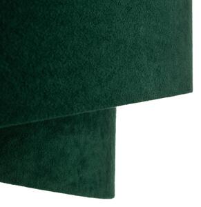 Maco Design Lampada a sospensione Vivien, verde con stampa floreale all-over
