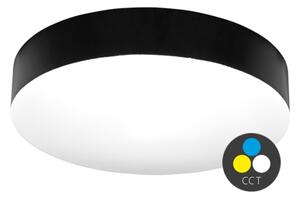 Ecolite WML400-CCT/36W/CR - Plafoniera LED MAKARON LED/36W/230V IP44 nero