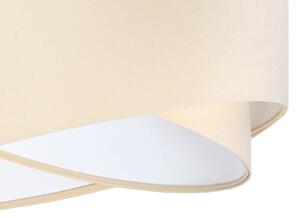 Maco Design Lampada a sospensione Vivien, bicolore, beige/bianco