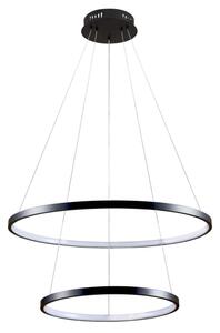 Lampadario LED a sospensione con filo LEA LED/35W/230V 4000K diametro 60 cm nero