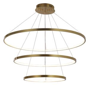 Lampadario LED a sospensione con filo LEA LED/60W/230V 4000K diametro 80 cm oro