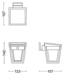 Philips-Applique a LED solare con sensore NISSA LED/1,8W/3,7V 3000K IP44