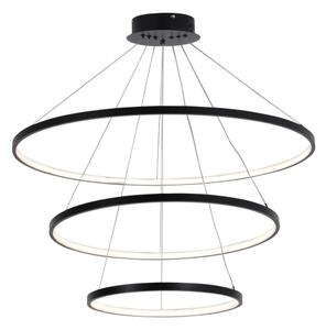 Lampadario LED a sospensione con filo LEA LED/60W/230V 4000K diametro 80 cm nero