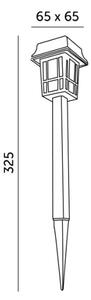 SET 12x Lampada solare LED LED/0,06W/1,2V 1xAA 6500K IP44 100 mAh