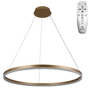 Brilagi - Lampada a sospensione LED dimmerabile a cavo CIRCLE LED/55W/230V 3000-6500K dorata + telecomando