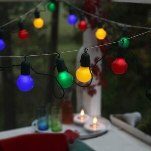 STAR TRADING Catena luminosa ELIN da 20 LED colorati