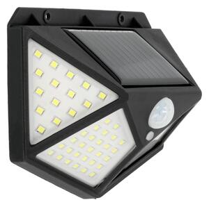Lampada solare da parete LED 1W 3,7V 6500K IP44 con sensore e batteria 1200 mAh