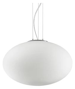 Ideal Lux - Lampadario a sospensione con filo CANDY 1xE27/42W/230V diametro 40 cm bianco